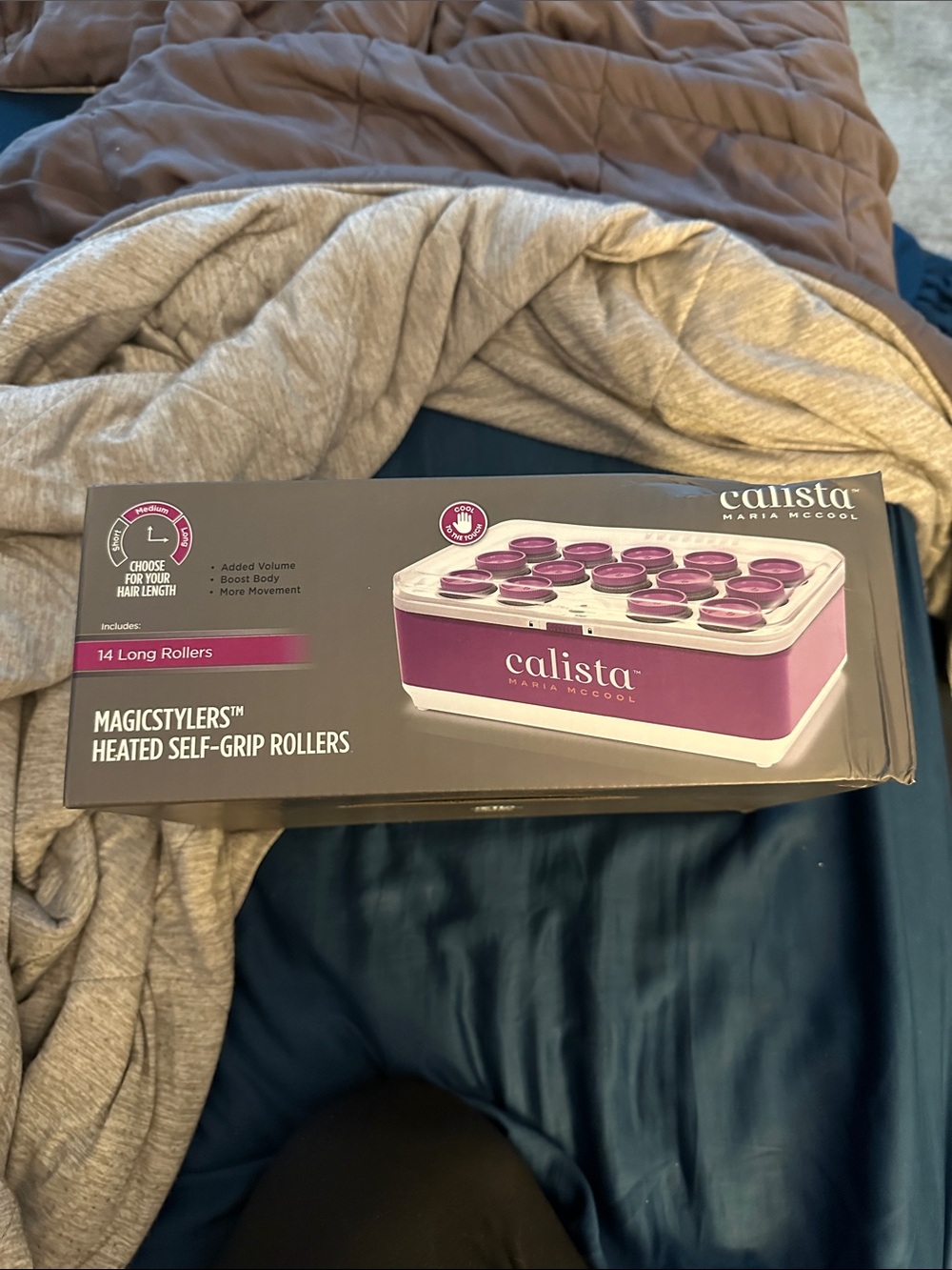 Calista MagiStylers Heated Self-Grip Rollers - Pink